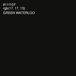 #11110F - Green Waterloo Color Image